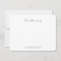 Schoon Minimal Handgeschreven Script Naam Geperson