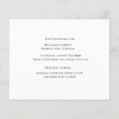 Schoon Minimal Lijnkunst Waterverf Make-up Artiest Flyer (Achterkant)