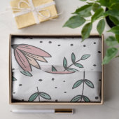 Schoon Minimalistisch Bloemmotief Tissuepapier (Geschenk)