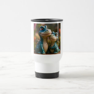Schoon Minimalistisch Dino Design Reisbeker