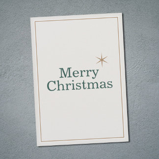 Schoon & Minimalistisch Prettig Kerstfeest Feestdagenkaart