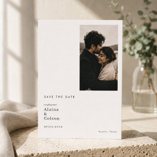 Schoon Minimalistische Foto Save The Date