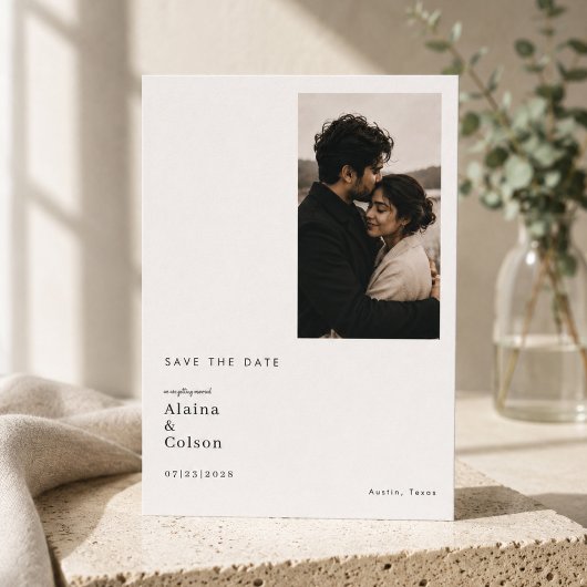 Schoon Minimalistische Foto Save The Date