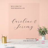 Schoon & Modern Acryl Huwelijk Welkom Teken Acryl Bord (Huwelijk)