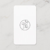 Schoon modern branding met QR-code Visitekaartje (Achterkant)