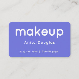Schoon modern minimalistisch make-up  visitekaartje
