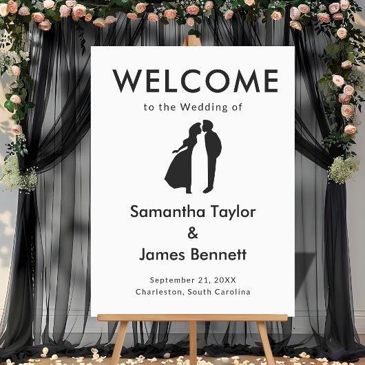 Schoon & Modern Welkom voor Stijlvolle Bruiloften Acryl Bord