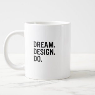 Schoon Moderne Typografie - Droom. Ontwerp. Doe. Grote Koffiekop