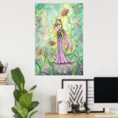 Schoon Moeder en Baby Fee Poster Print (Thuiskantoor)