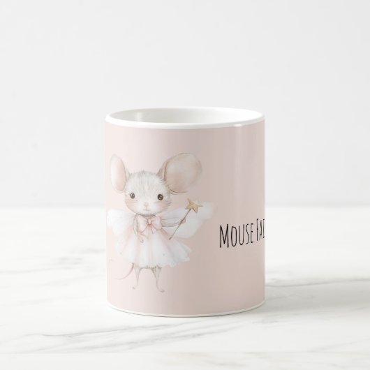 Schoon Muis Fee Roze Vleugels Koffiemok (Center)