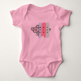 Schoon Muis "Wie Ben Jij?" Baby Body Romper