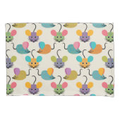 Schoon Muispatroon op Crème Kussensloop (Voorkant)