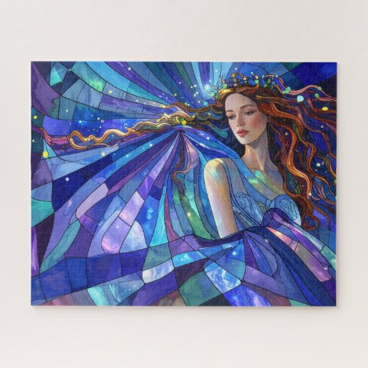 Schoon mythische sterprinses fantasy scifi kunst legpuzzel (Horizontaal)
