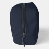 Schoon Navy Blauwe Gouden Monogram Accessoires Toilettasje (Rechts)