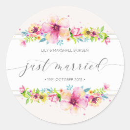 Schoon Net Getrouwd Huwelijk | Sticker Zegel