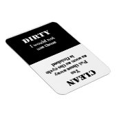 Schoon of Vuil - deze gerechten zijn schoon Magneet (Rechterzijde)