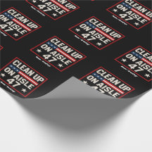 Schoon op gangpad 47 anti Trump grappig politiek