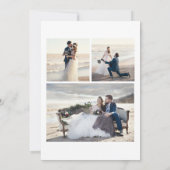 Schoon Perzik Botanisch Elegant Bruiloft Save The Date (Achterkant)
