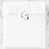 Schoon profielmerk ronde sticker (Tas)