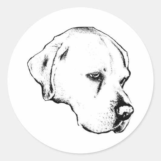 Schoon profielmerk ronde sticker (Voorkant)