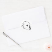Schoon profielmerk ronde sticker (Envelop)