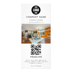Schoon Realtor Rack Card Wij waarderen u Reclamekaart