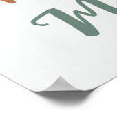 Schoon Regenboog Magisch Woud Poster (Hoek)