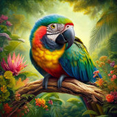 Schoon Regenboog Papegaaien Das