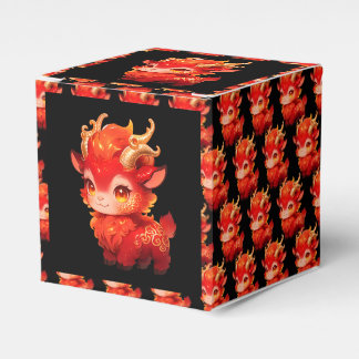 Schoon Rood Vurig Babygeit Anime Fantasy Mascotte Bedankdoosjes