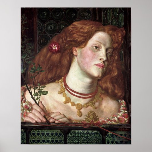 Schoon Rosamund (Elegante en mooie roodharige vrou Poster (Voorkant)