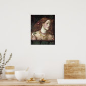 Schoon Rosamund (Elegante en mooie roodharige vrou Poster (Keuken)