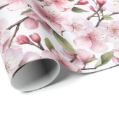 Schoon Roze Kersenbloesem Bloemen Cadeaupapier (Rol Hoek)