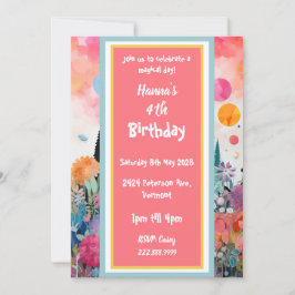 Schoon Roze Magisch Prinsessenkasteel Kaart