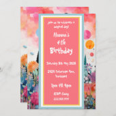 Schoon Roze Magisch Prinsessenkasteel Kaart (Voorkant / Achterkant)