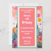 Schoon Roze Toverkasteel Kaart (Voorkant)