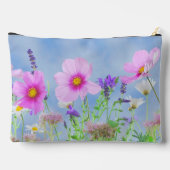 Schoon Roze Wilde Bloemenwei Persoonlijk Etui (Achterkant)