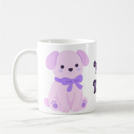Schoon Schattig Zittend Lavendel Hondje Mok