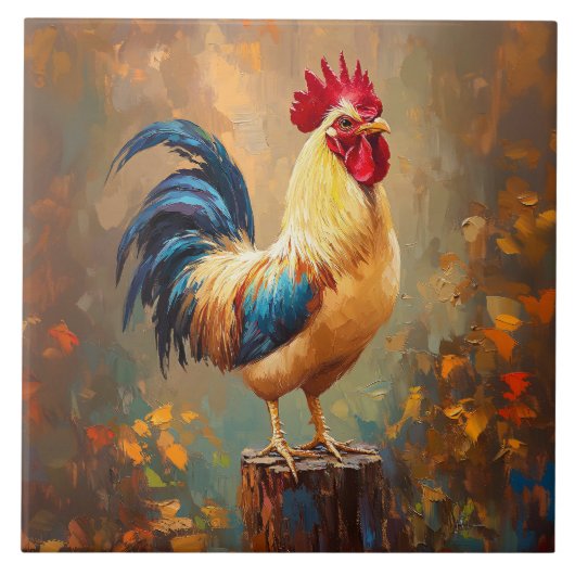 Schoon Schilderij Van Een HaAn Tegeltje (Voorkant)