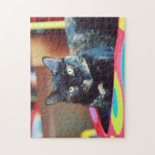 Schoon Schildpadkatje Portret Legpuzzel (Verticaal)