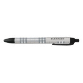 Schoon Schotse Beige Plaid Met Naam  Zwarte Inkt Pen (Bodem)