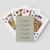 Schoon schrijf schrift pokerkaarten (Achterkant)
