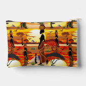 Schoon Silhouet van Afrikaanse Vrouw in Afrikaanse Etui (Achterkant)