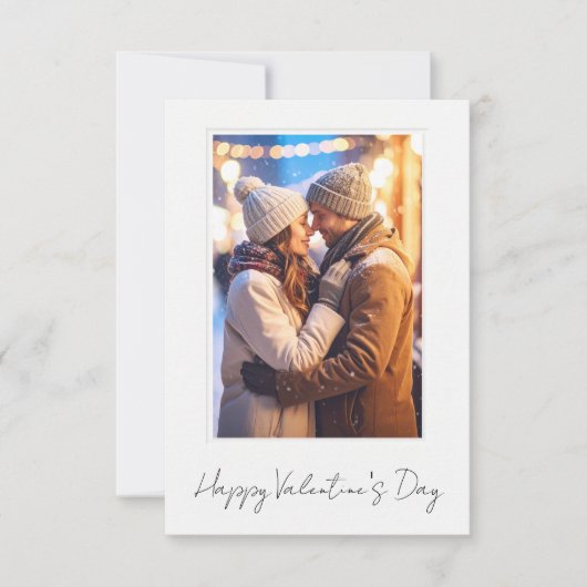 Schoon & Simpel Gelukkig Valentijnsdag Plat Kaartj (Voorkant)