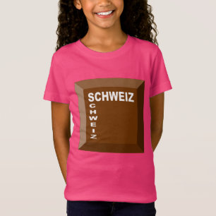 Schoon slank shirt voor SCHWEIZ-meisjes (CH)