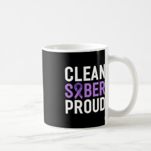 Schoon Sober Trots Eindverslaving Overdosis Awaren Koffiemok