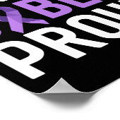 Schoon Sober Trots Eindverslaving Overdosis Awaren Poster (Hoek)