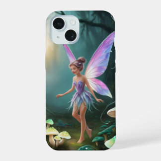 Schoon Sprookje in een Betoverd Paddenstoelenbos iPhone 15 Case
