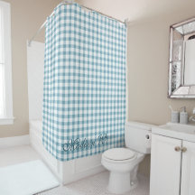 Schoon Stof Blauw Gingham Patroon
