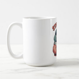 Schoon T-shirt met Pinguïn die Warme Cacao Drinkt Koffiemok