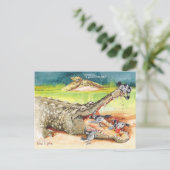 Schoon tand briefkaart (Staand voorkant)